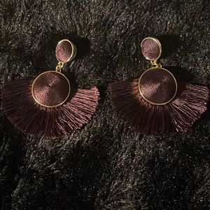 Baublebar purple tassel earring